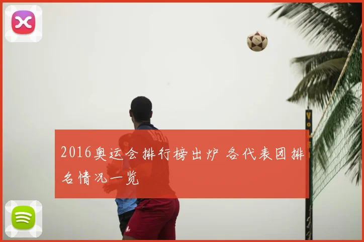 2016奥运会排行榜出炉 各代表团排名情况一览